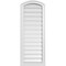 Ekena Millwork Arch Top Surface Mount PVC Gable Vent w/ 2"W x 2"P Brickmould Sill Frame, 16"W x 40"H GVPAR16X4003SN - alternate 1